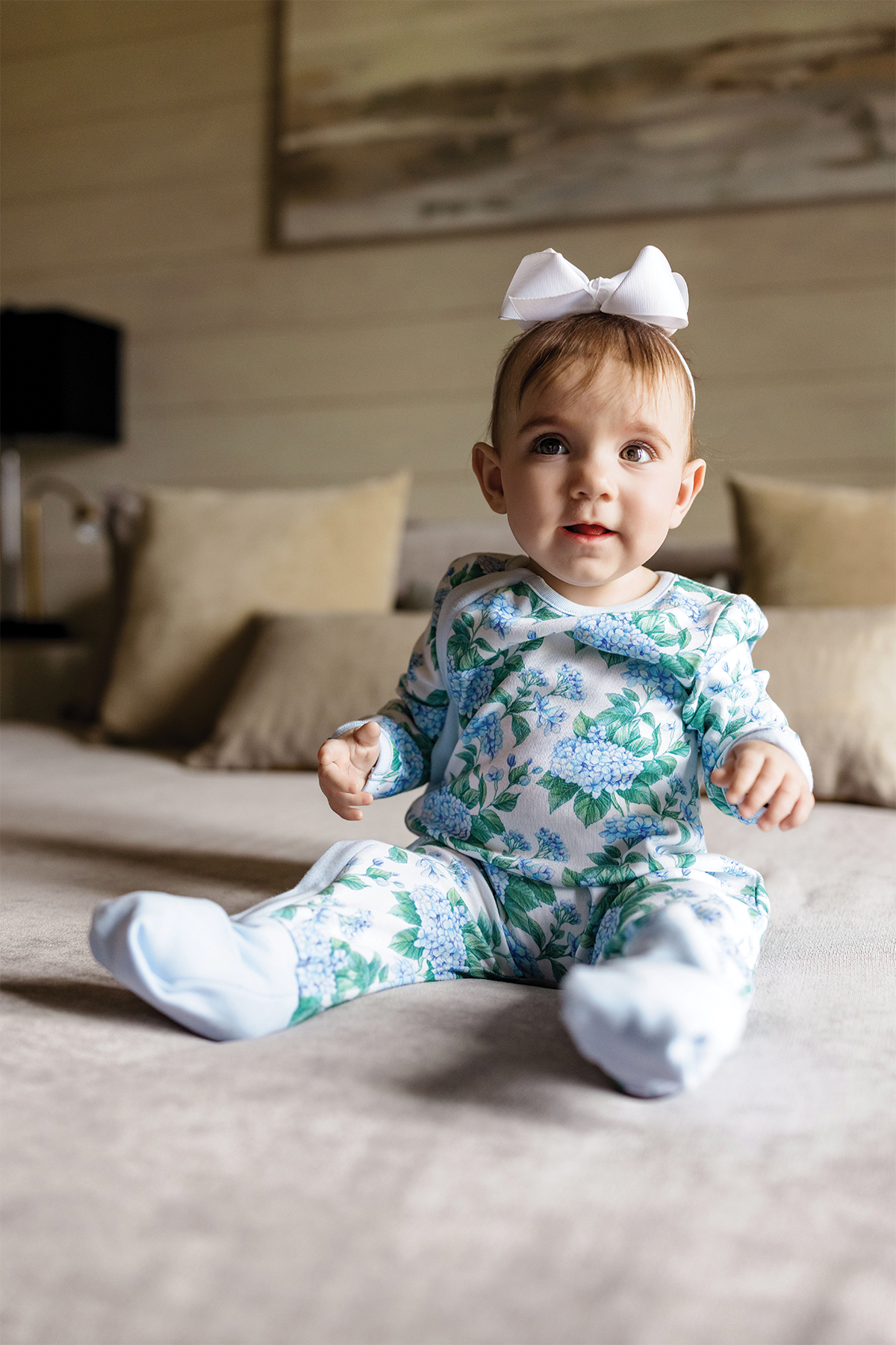 Hydrangea Heaven Organic Cotton Pajama Set