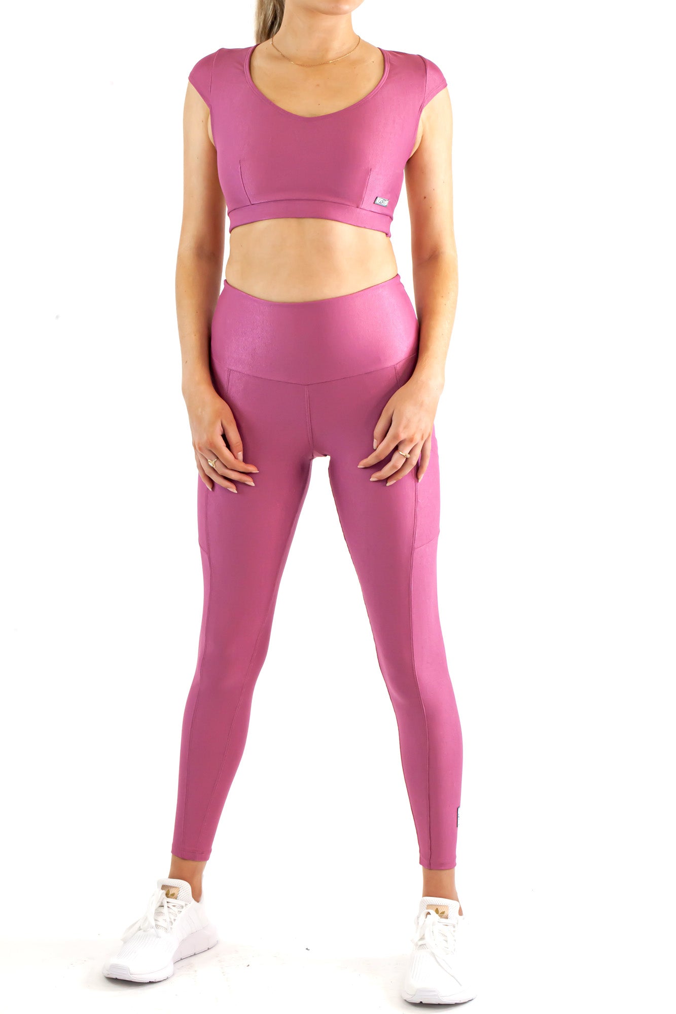 Paloma Liquid Legging with Pocket - Pink