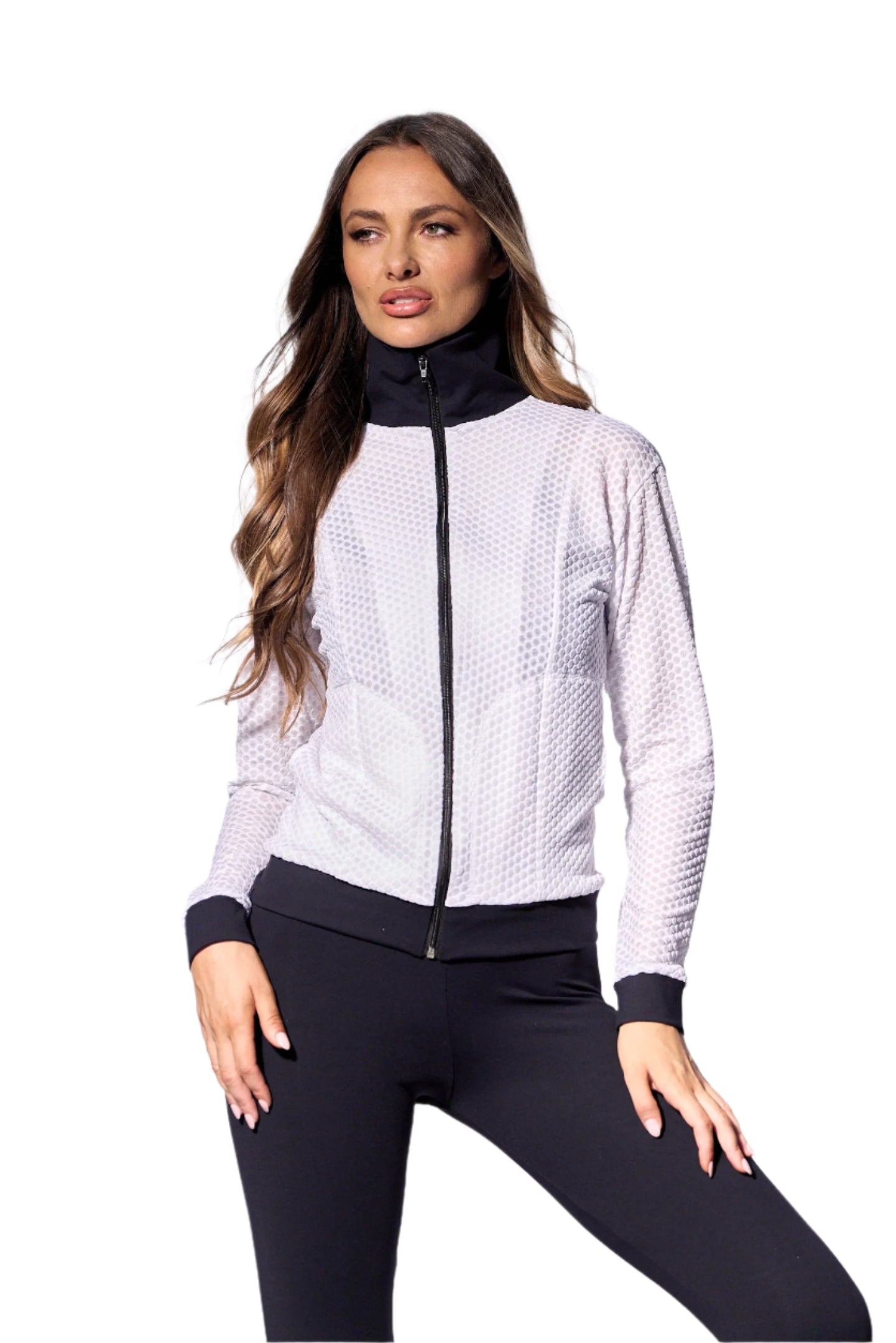 Trinidad Jacket | White & Black
