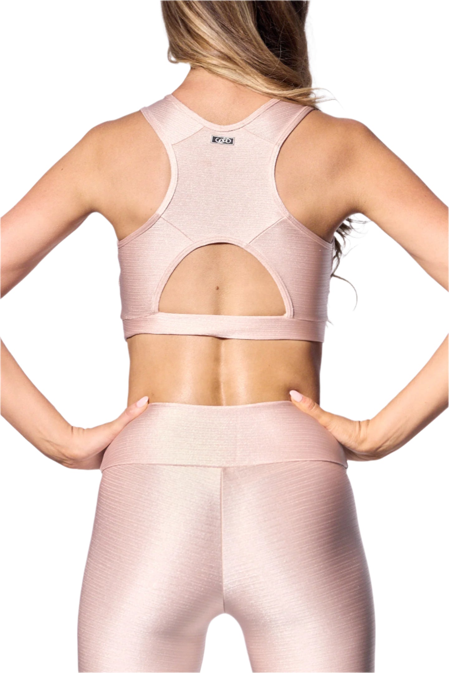 Charlotte Sports Bra | Powder Pink