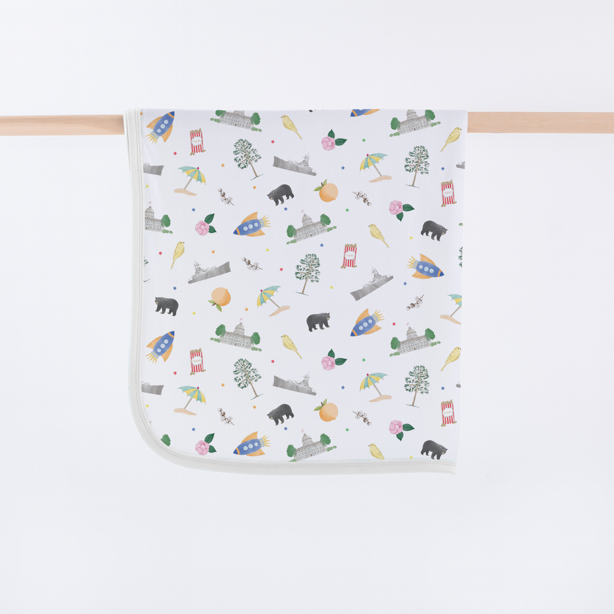 Alabama Kids Organic Cotton Baby Blanket