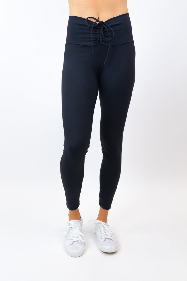 Asher Legging - Black with Tie