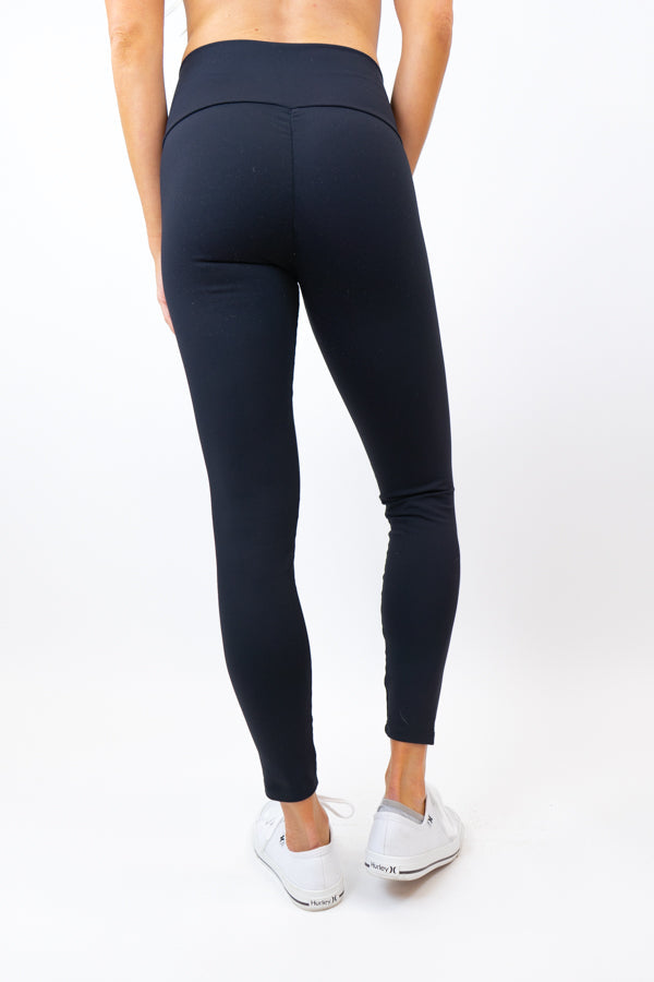 Asher Legging - Black with Tie