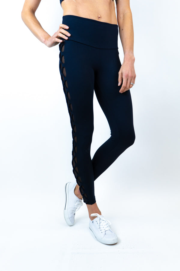 Lori | X Mesh Legging Black