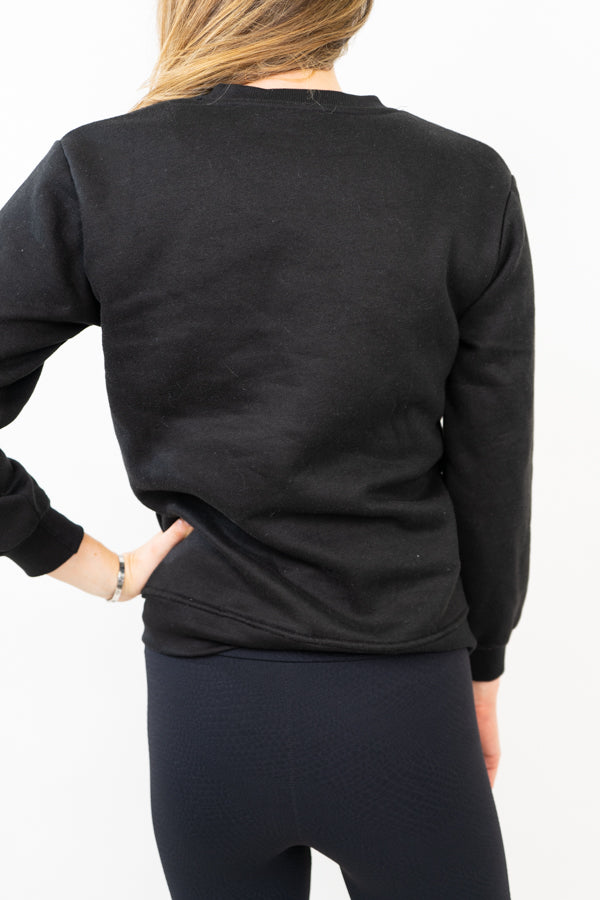 COCO Sweatshirt- Black - Final Sale