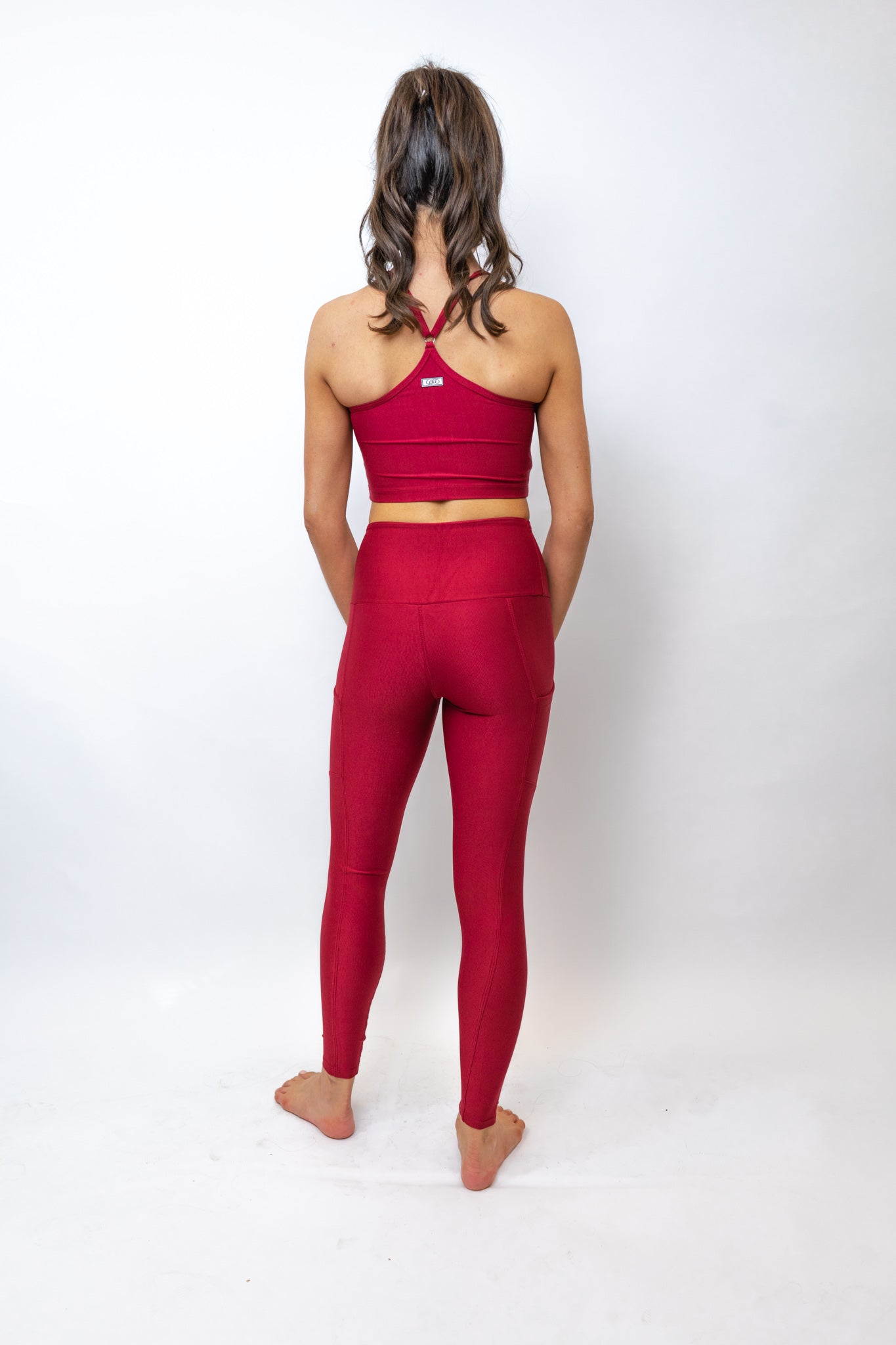 Paloma Sports Bra- Red