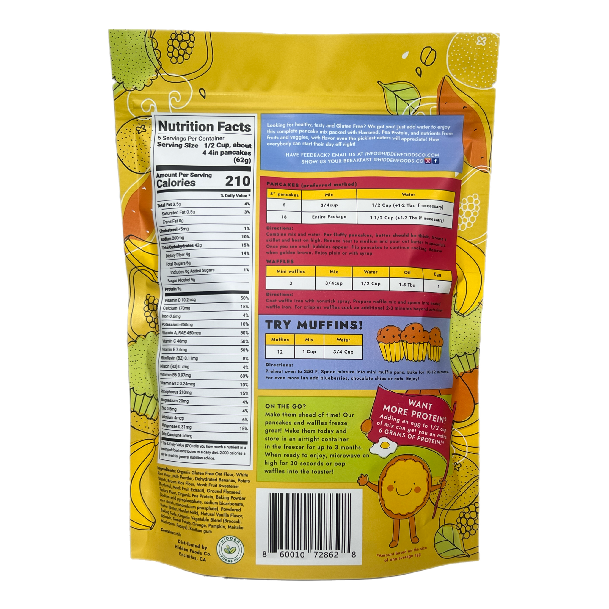 Gluten Free Homestyle Pancake Mix 2-Pack