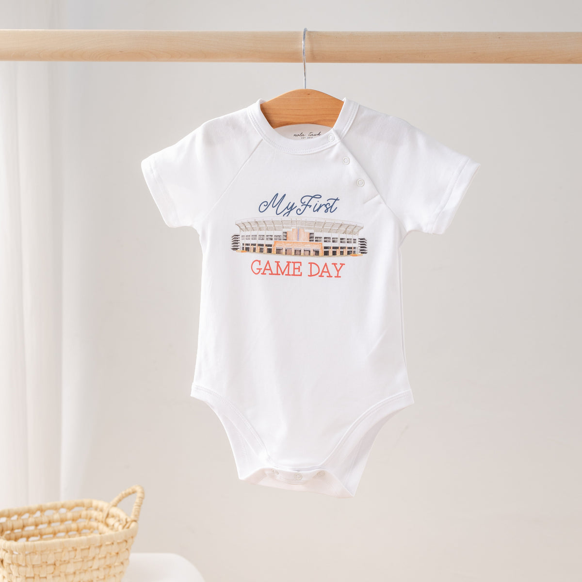 My First Game Day - Auburn Organic Cotton Onesie