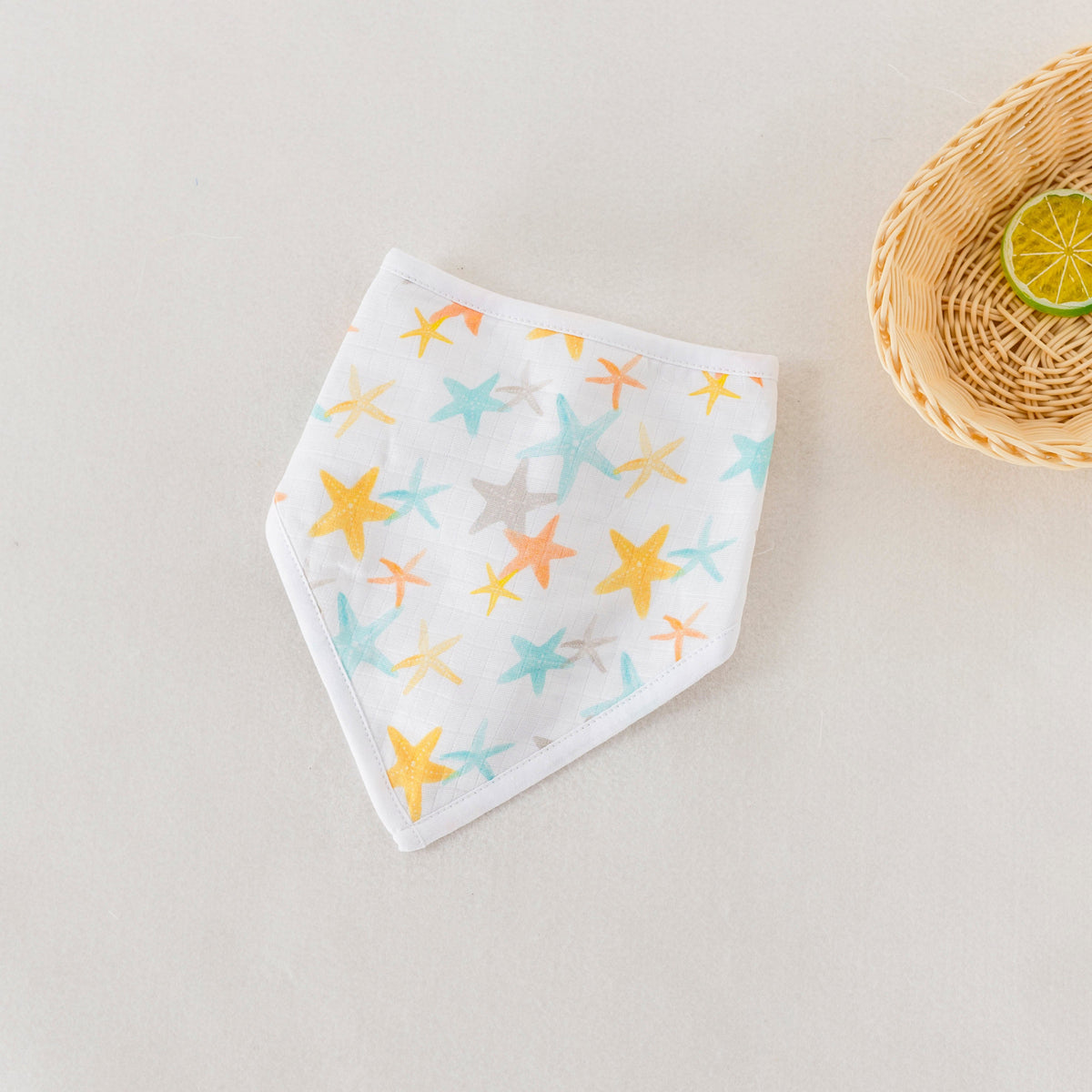 Starfish Organic Muslin Bib