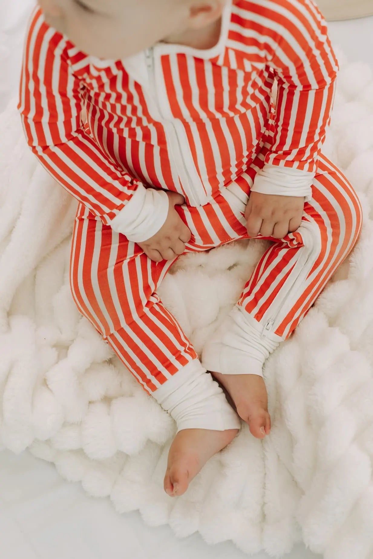 Peek-a-Boo Baby Sleeper Winter Whispers