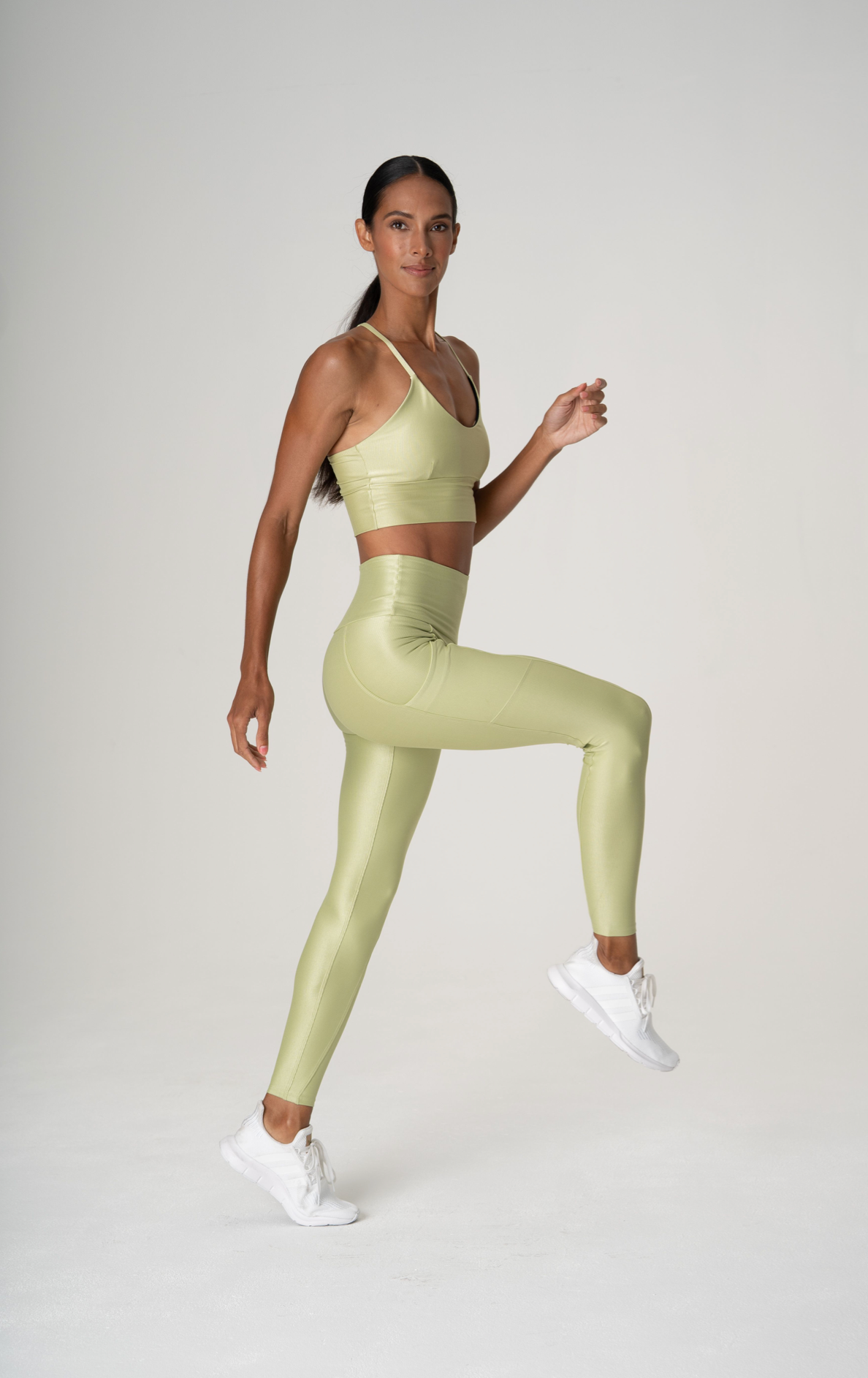 Paloma Pocket Legging | Muted Green