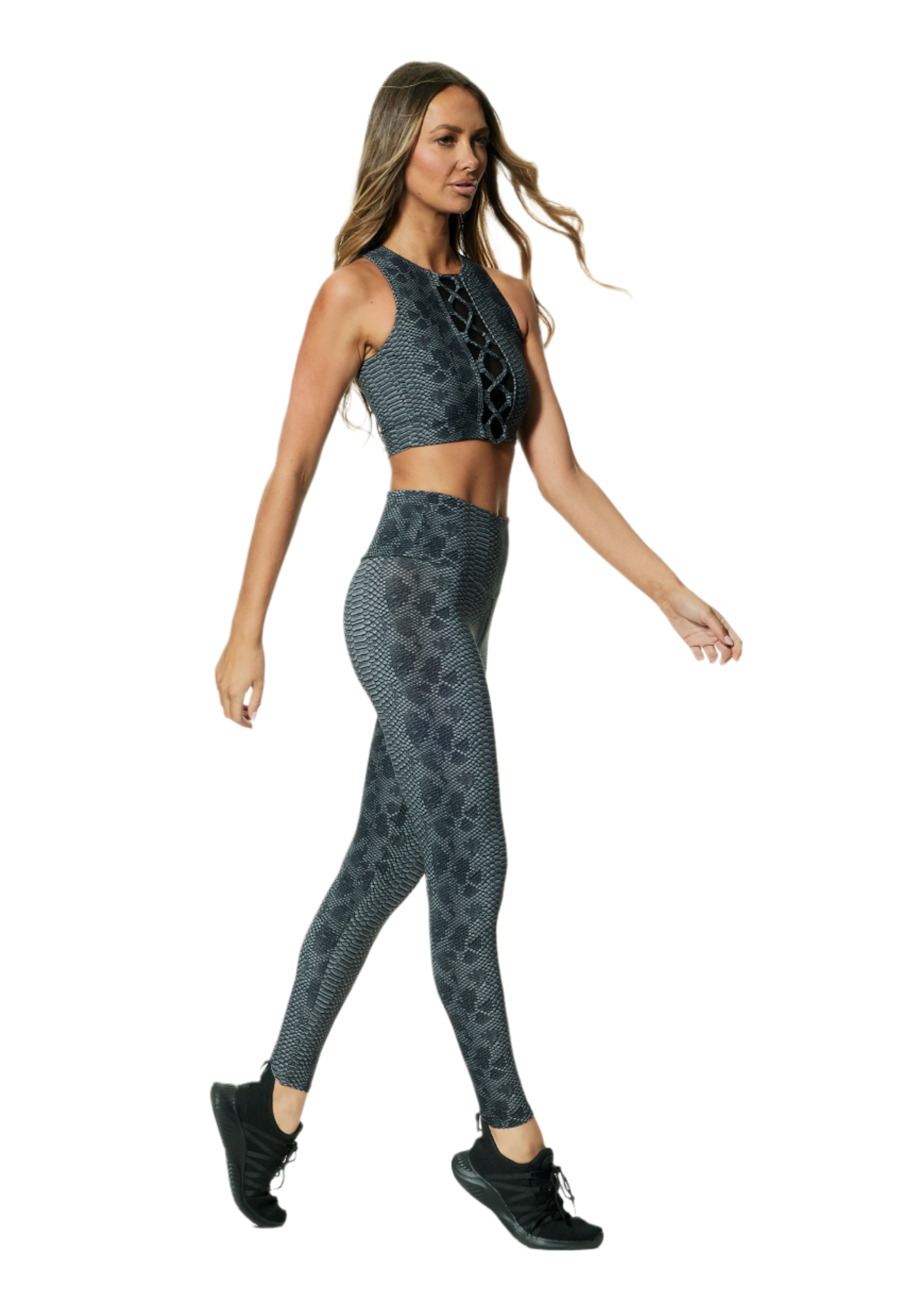 Boa Legging I Snake Grey