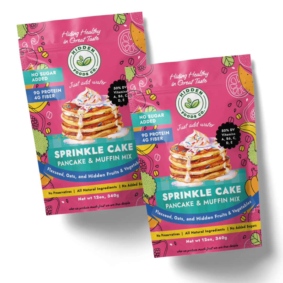 Sprinkle Cake Pancake and Muffin Mix 2-Pack