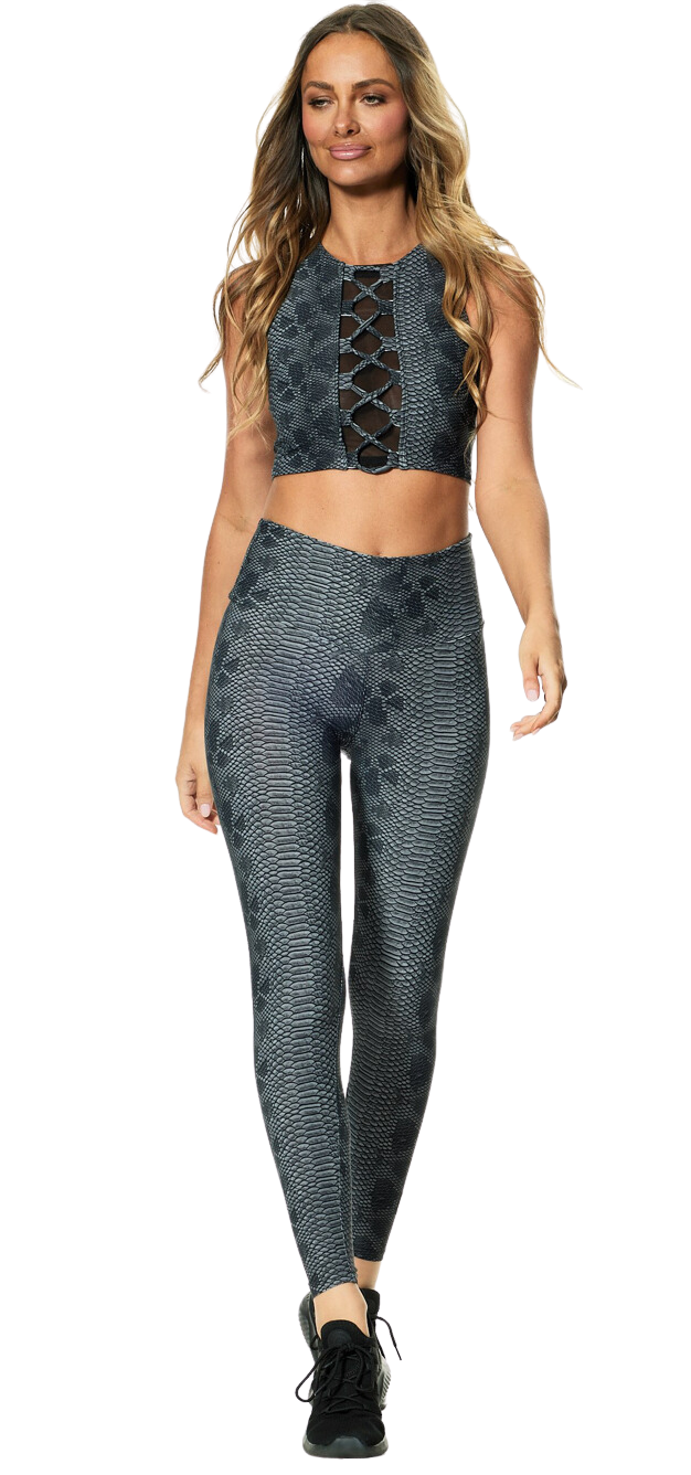Boa Legging I Snake Grey