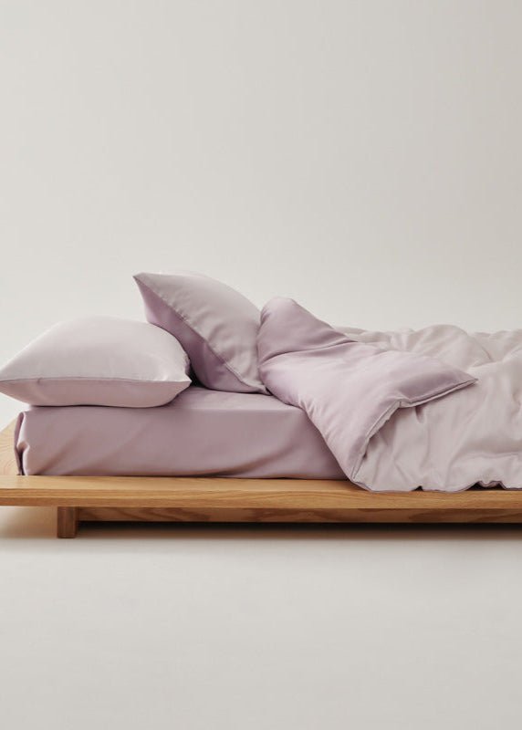 Adeline Pastel Silky Cooling TENCEL™ Bedding Set / Purple