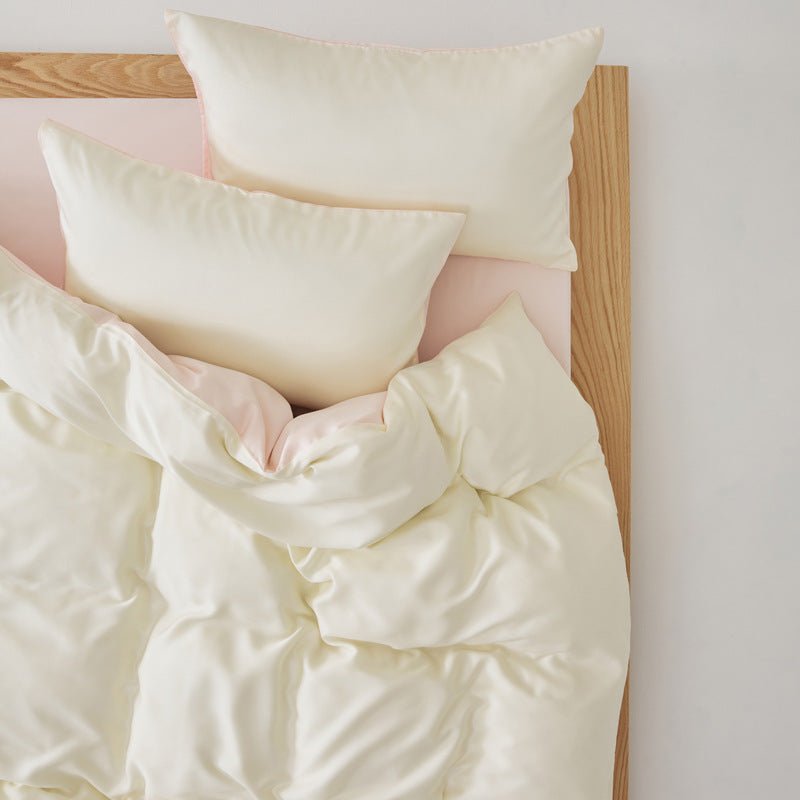 Adeline Pastel Silky Cooling TENCEL™ Bedding Set / Gray