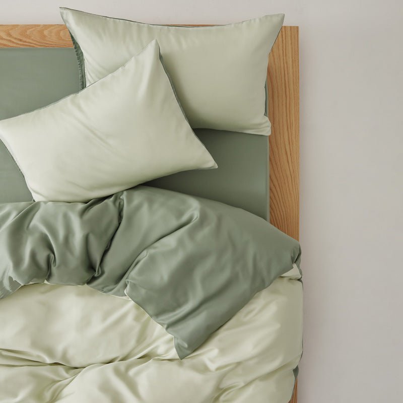 Adeline Pastel Silky Cooling TENCEL™ Bedding Set / Gray