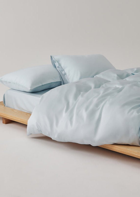 Adeline Pastel Silky Cooling TENCEL™ Bedding Set / Gray