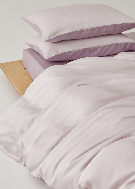 Adeline Pastel Silky Cooling TENCEL™ Bedding Set / Gray