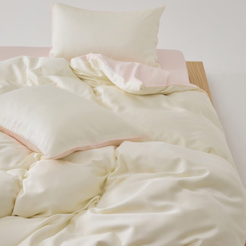Adeline Pastel Silky Cooling TENCEL™ Bedding Set / Gray