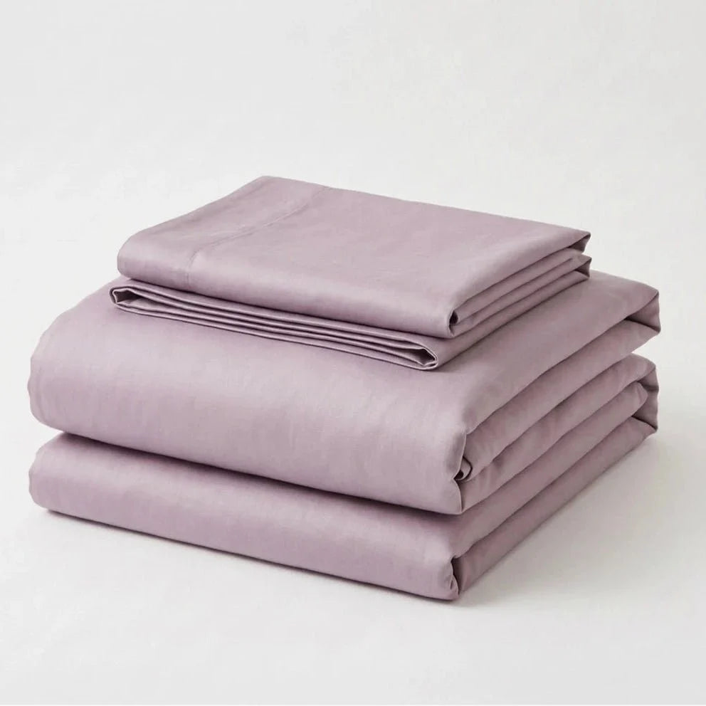 Adeline Pastel Silky Cooling TENCEL™ Bedding Set / Purple
