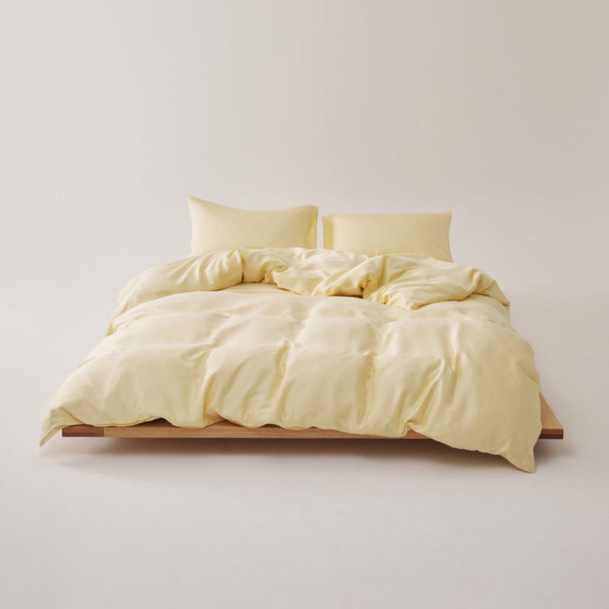 Adeline Pastel Silky TENCEL™ Bedding Set / Yellow