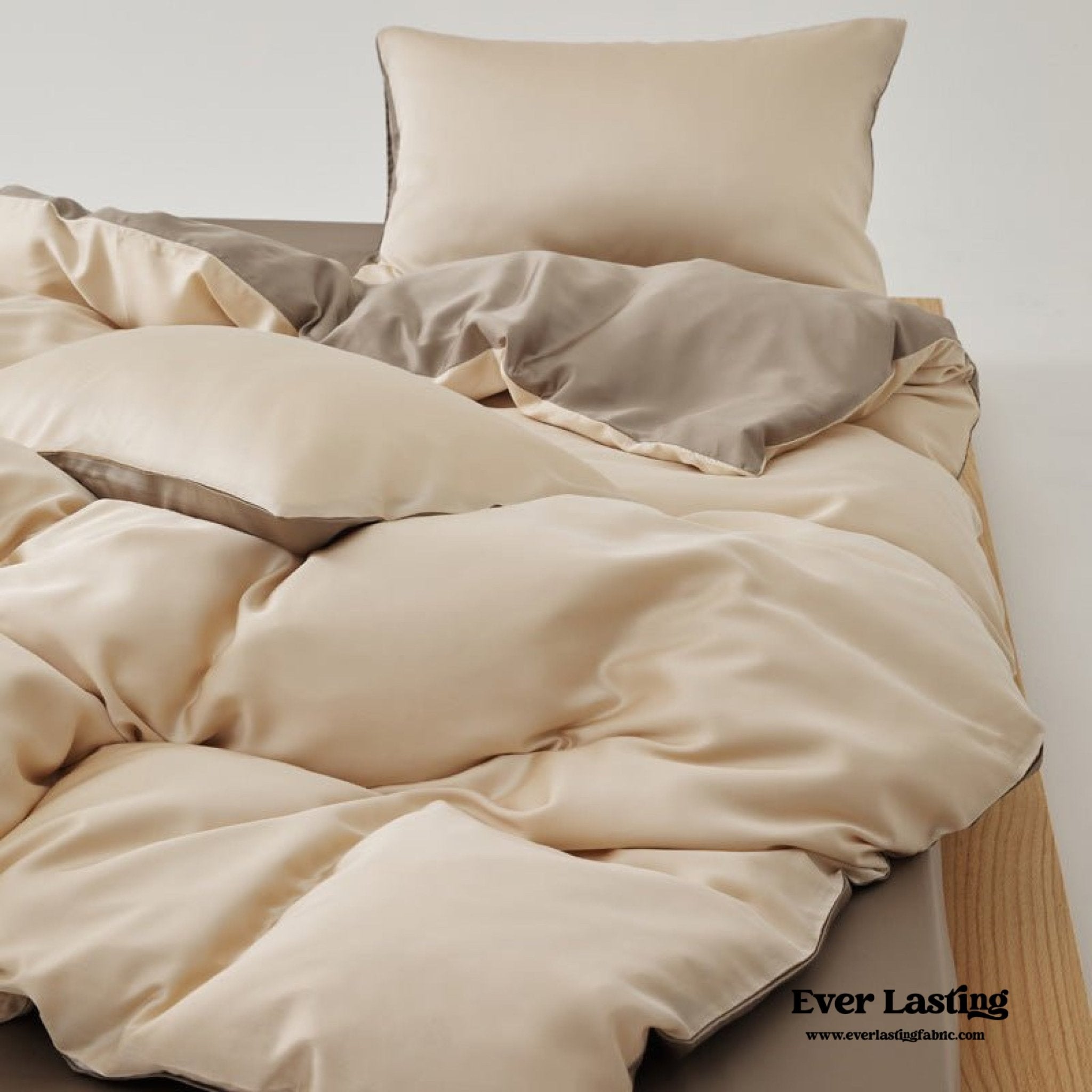 Adeline Pastel Silky TENCEL™ Bedding Set / Yellow