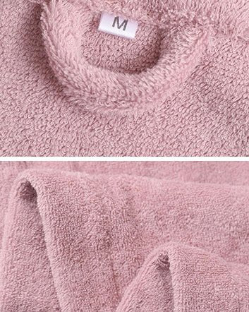 Classic Ultra-Soft Absorbent Cotton Bathrobe / White