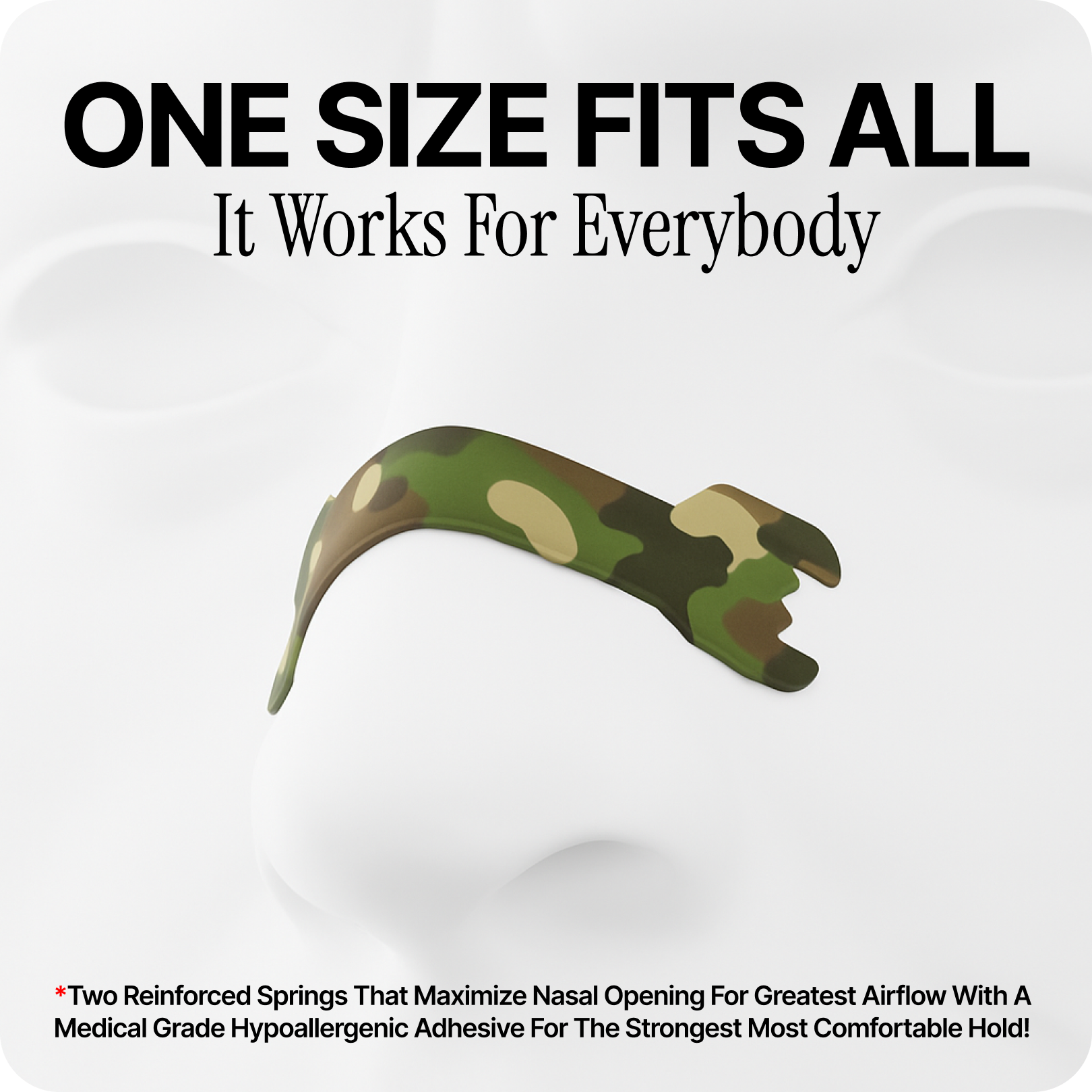 Camo Nasal Strips
