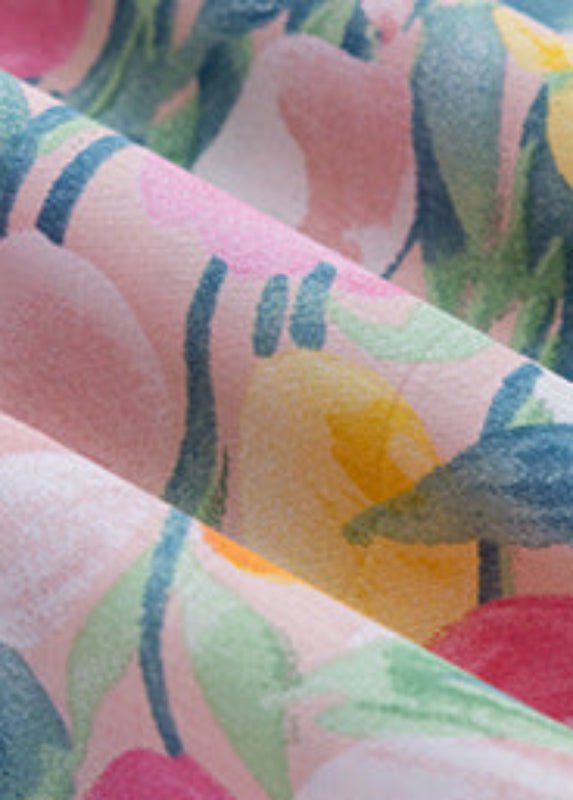 Celia Cottage Ribbon Bow Tie Floral Bedding Set / Purple