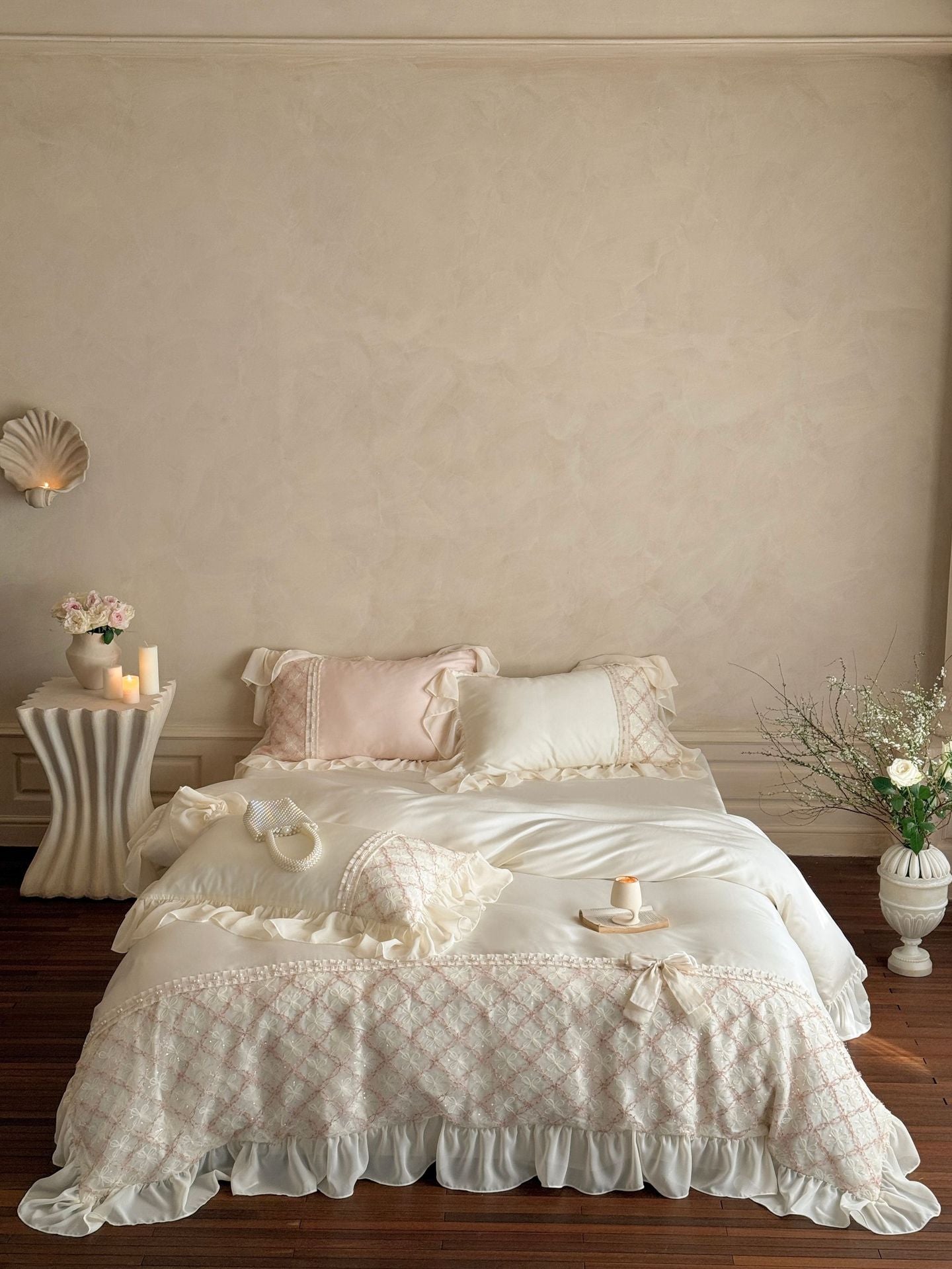 Haute Pearl TENCEL™ Bedding Set / Blush Romance
