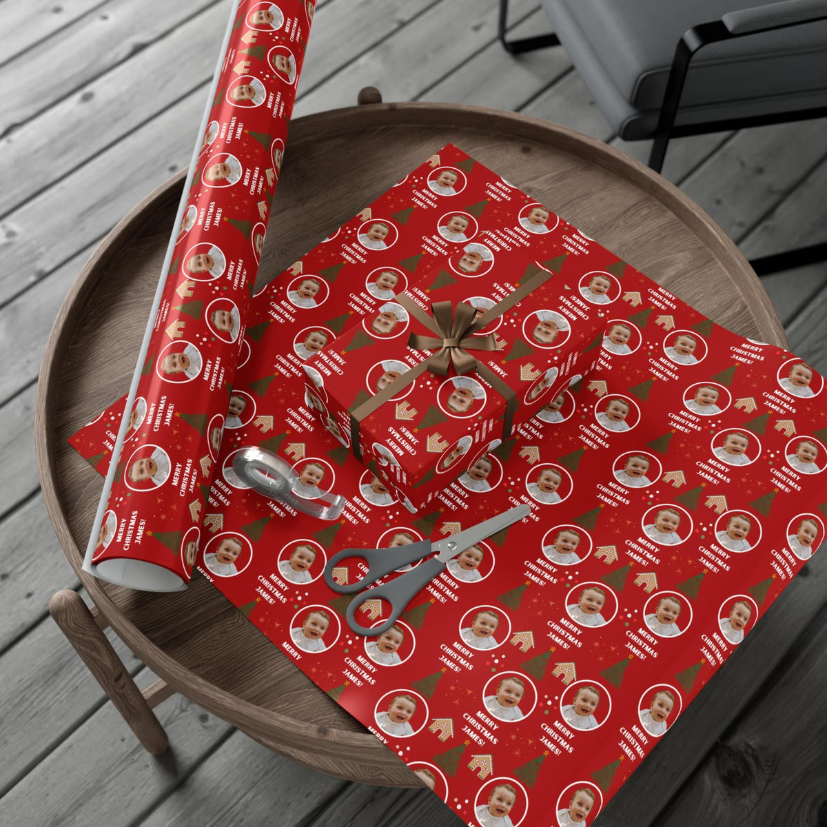 Christmas Photo Wrapping Paper