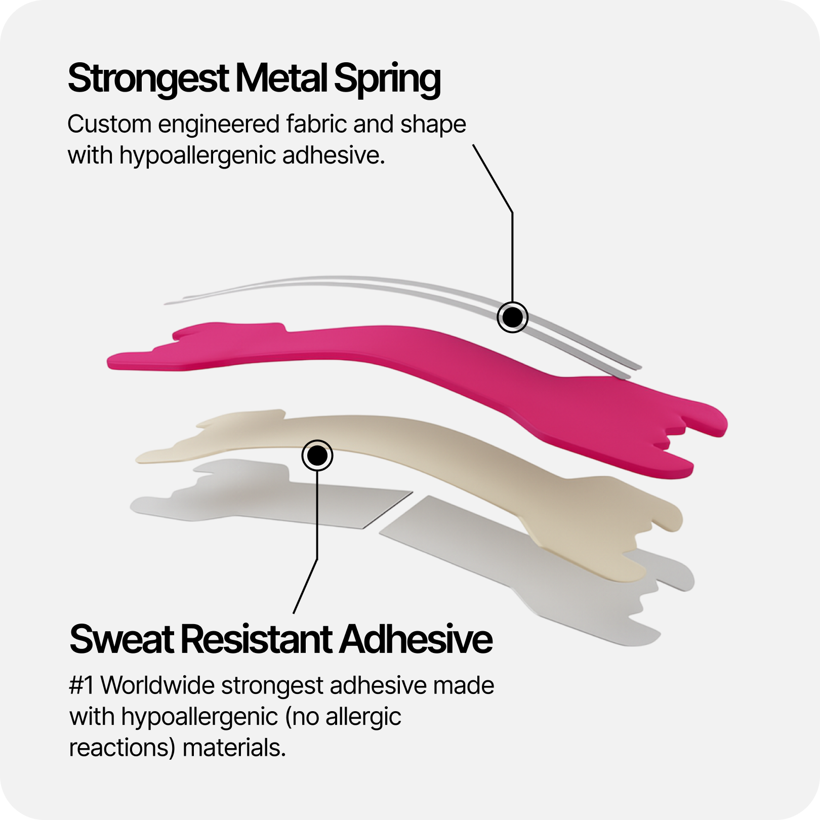 Pink Nasal Strips