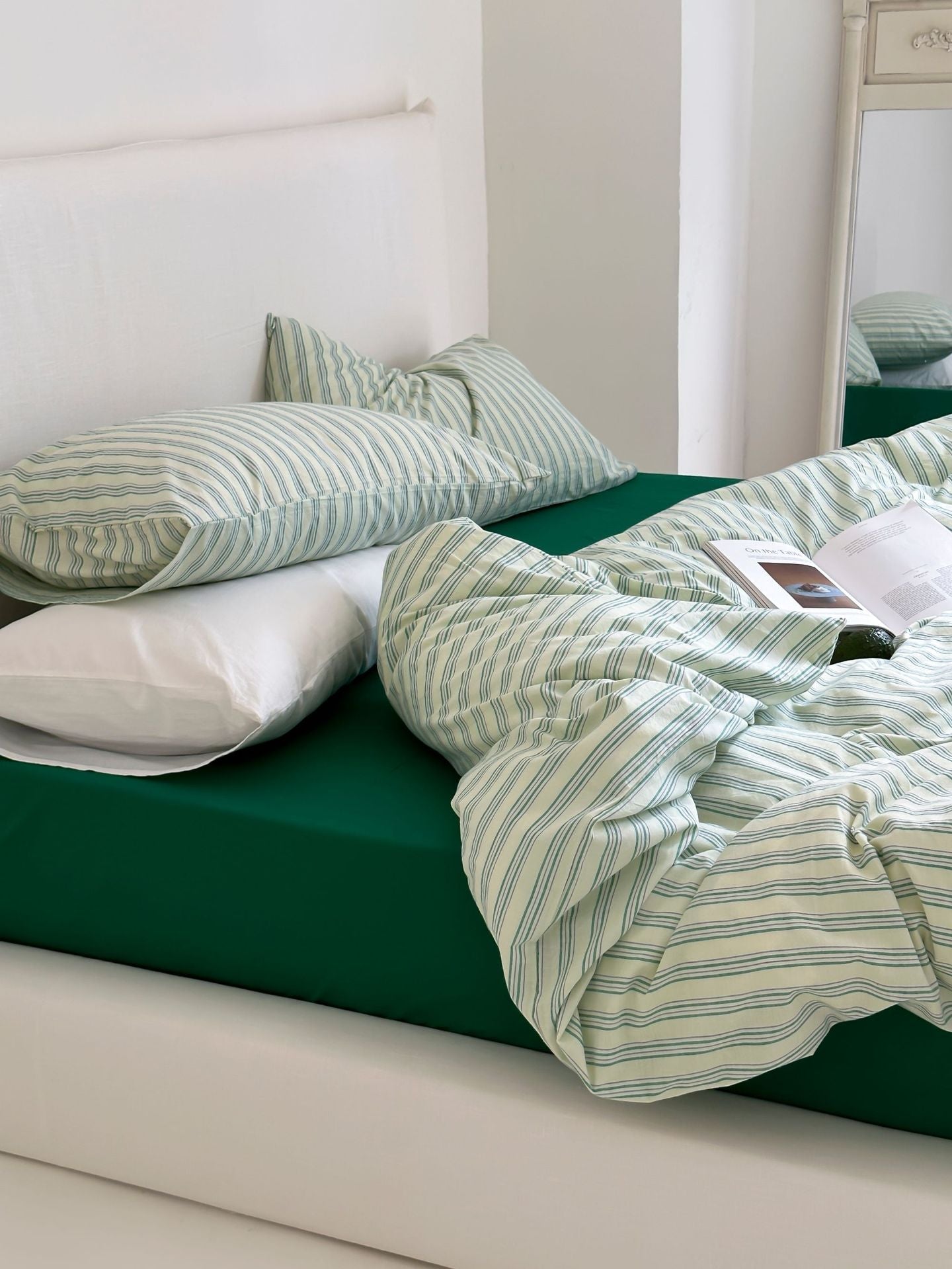 Refreshing Stripe Pillowcases / Yellow