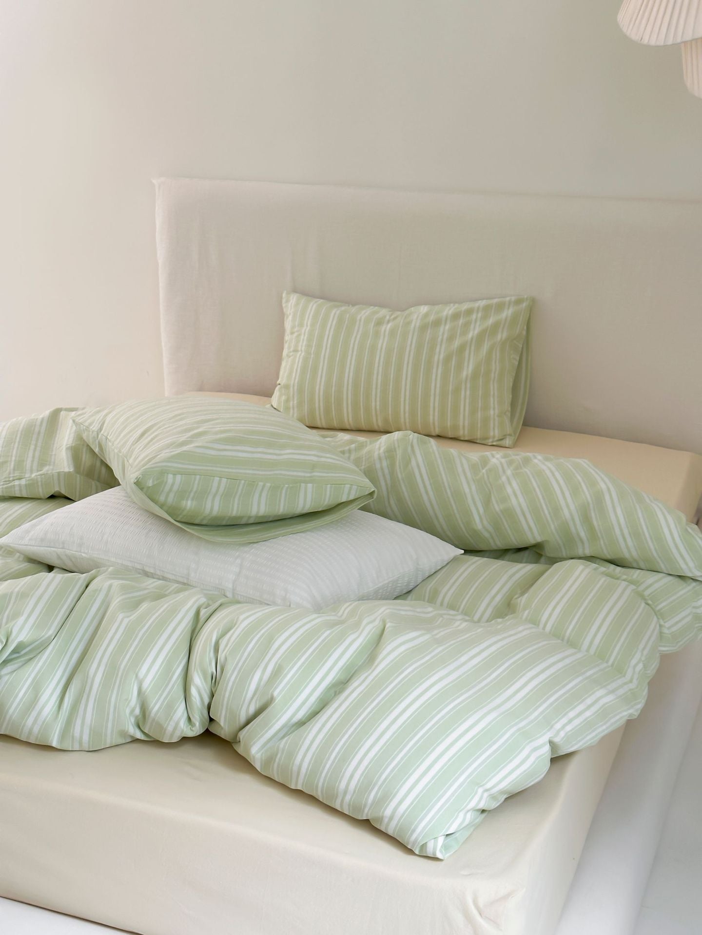 Refreshing Stripe Pillowcases / Yellow