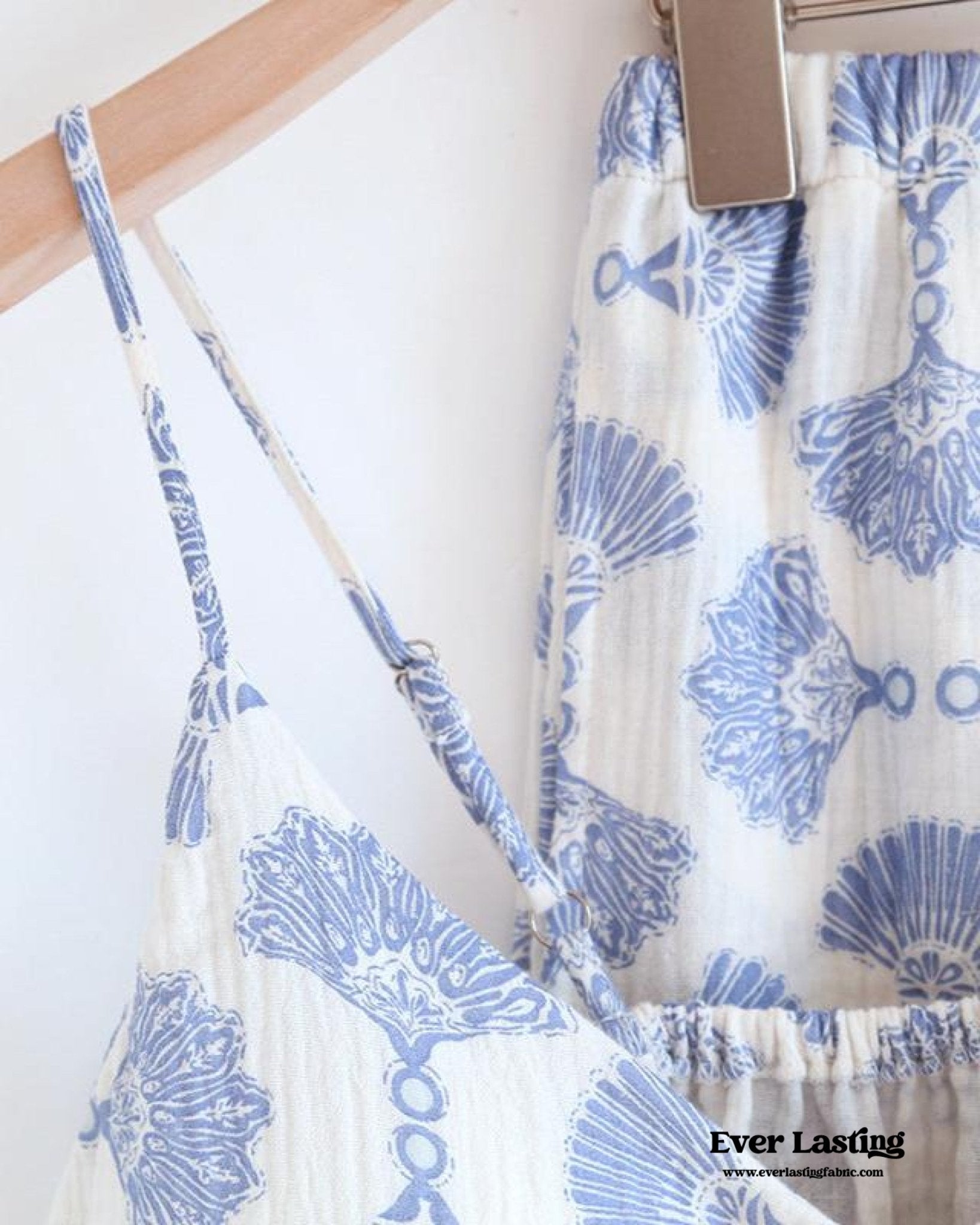 Tassel Tank Cardigan and Long Pants Pajama Set