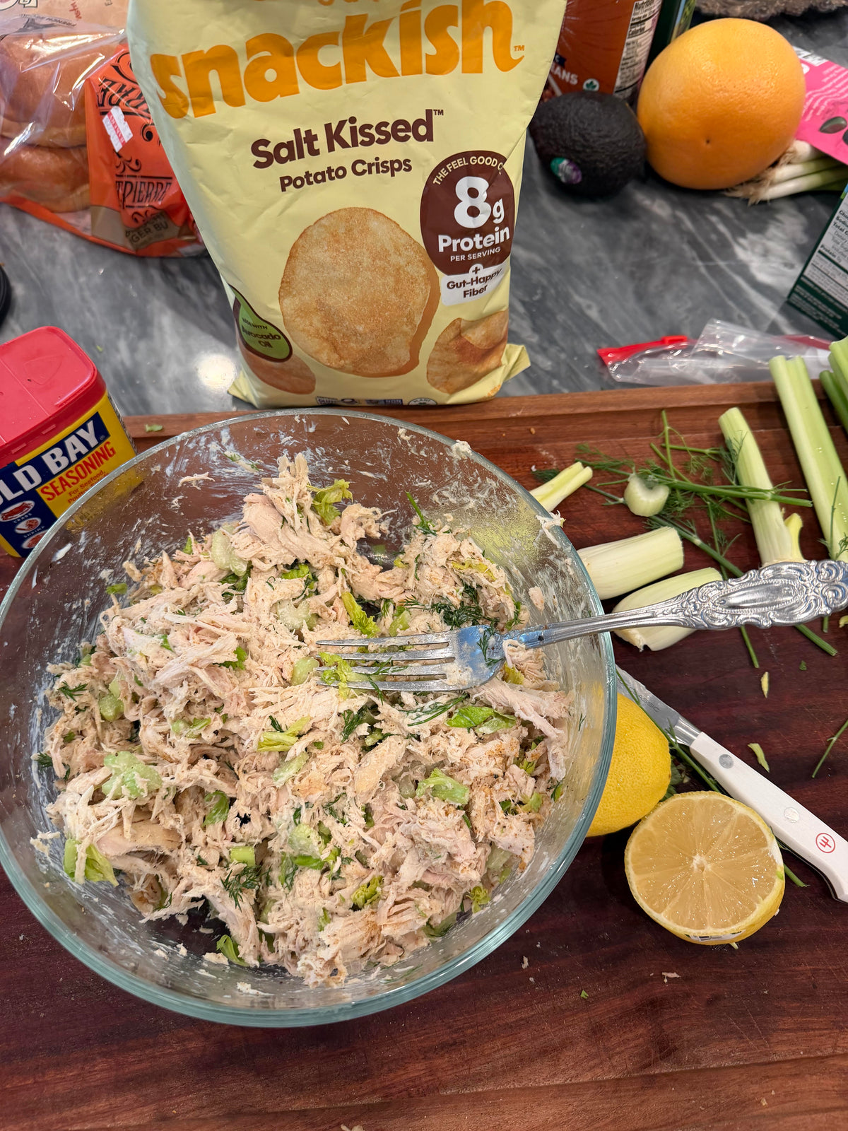 Easiest, 5 minute Chicken Salad!