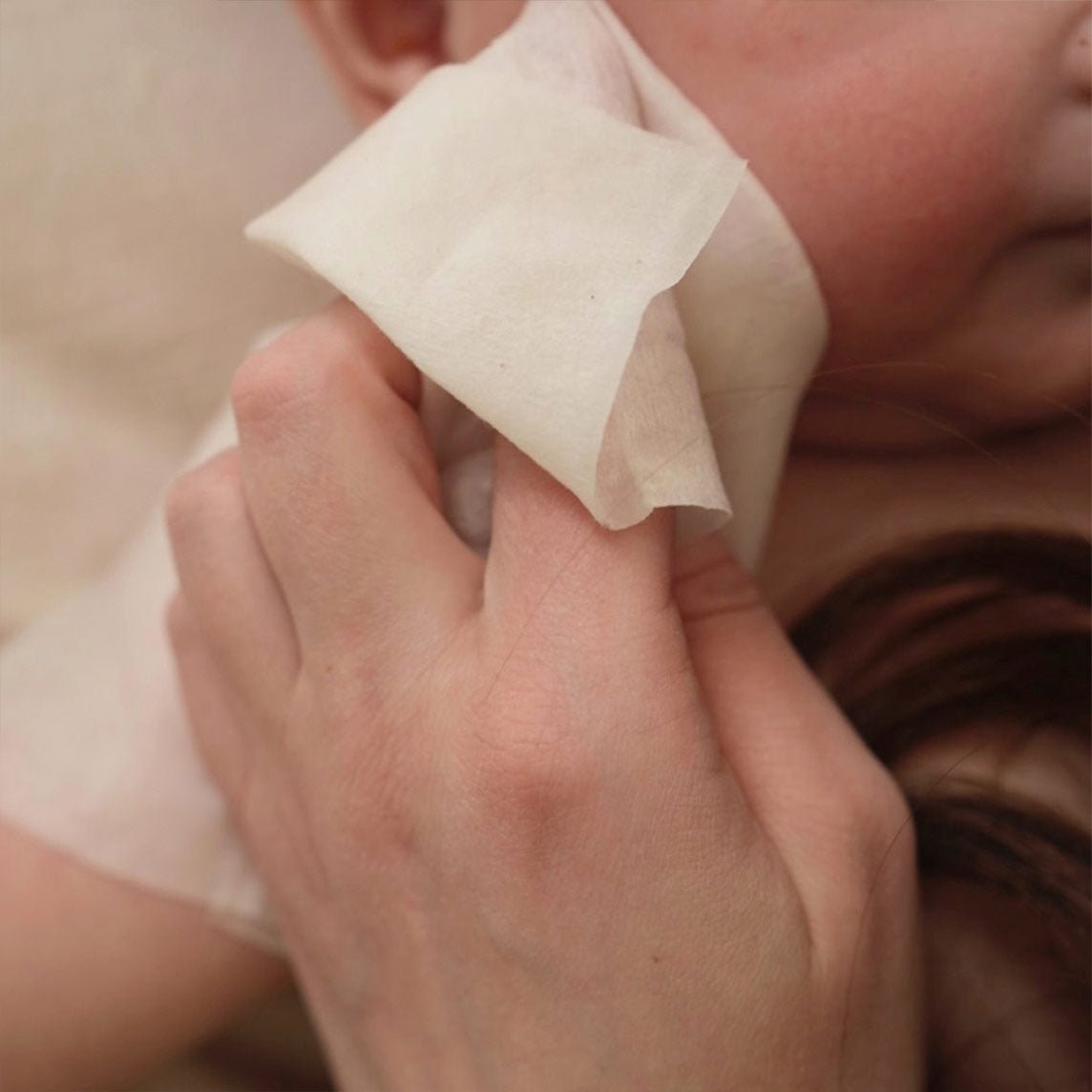 100% COTTON WATER WIPES, UNBLEACHED