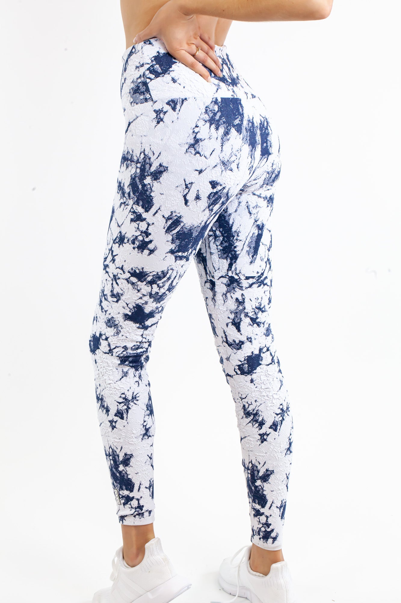 Laguna Legging - White / Navy
