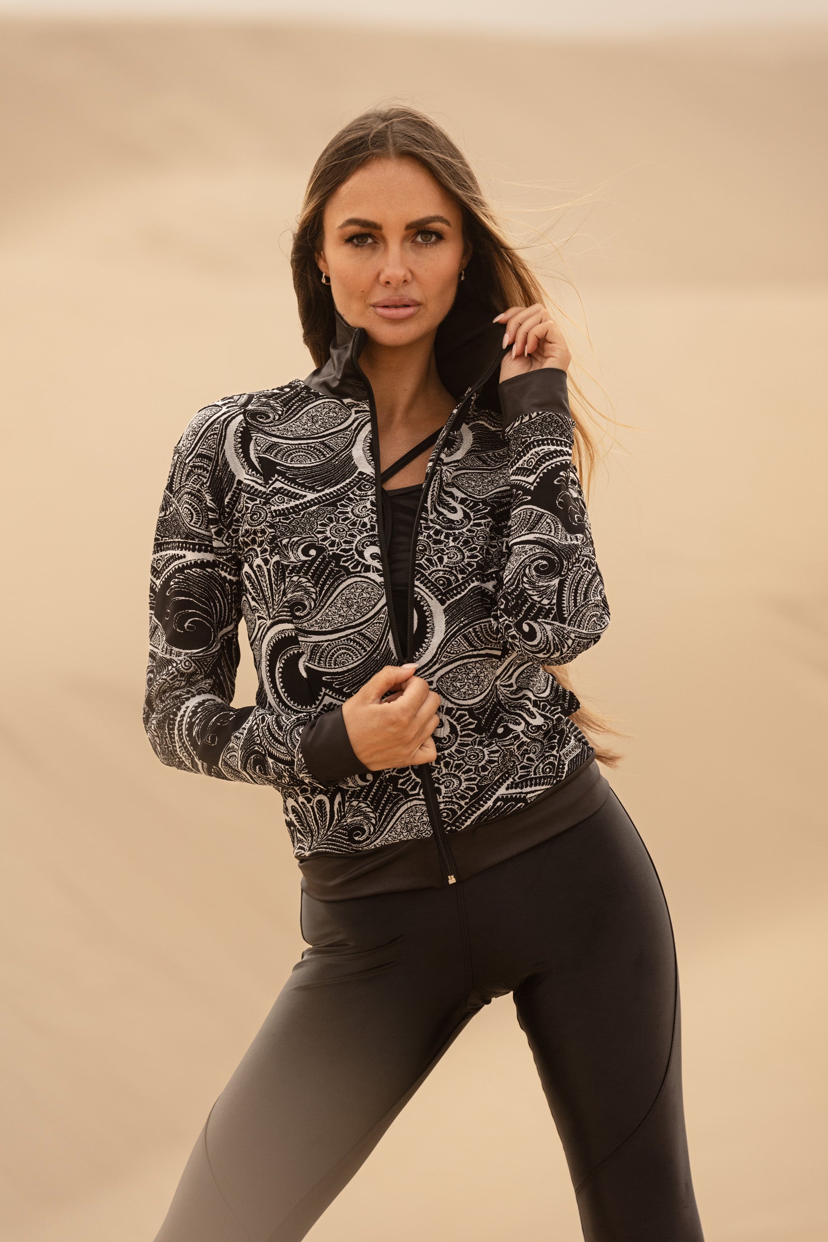 Chanel Jacket I Black with Grey