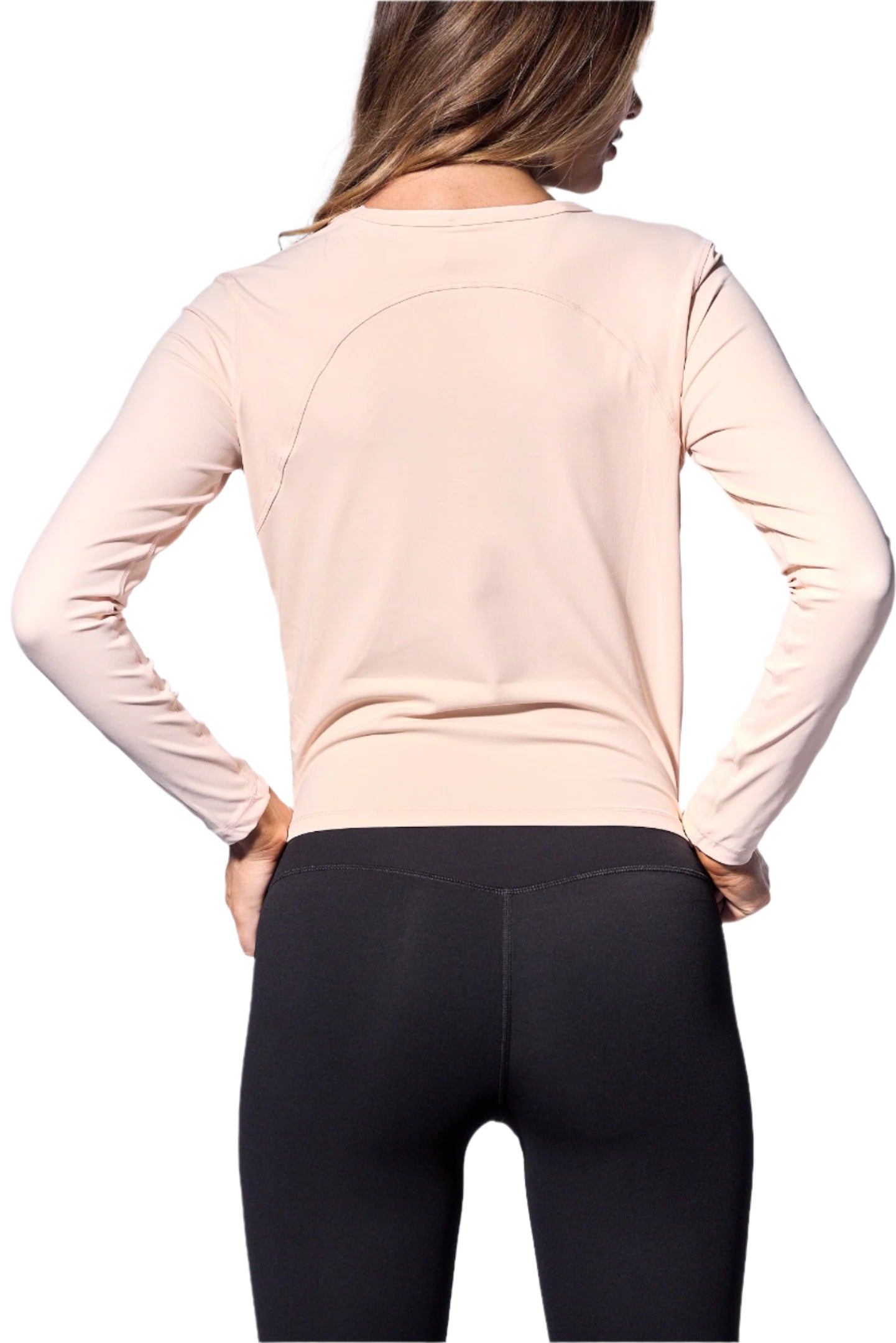 Vibe Long Sleeve Top | Soft Pink
