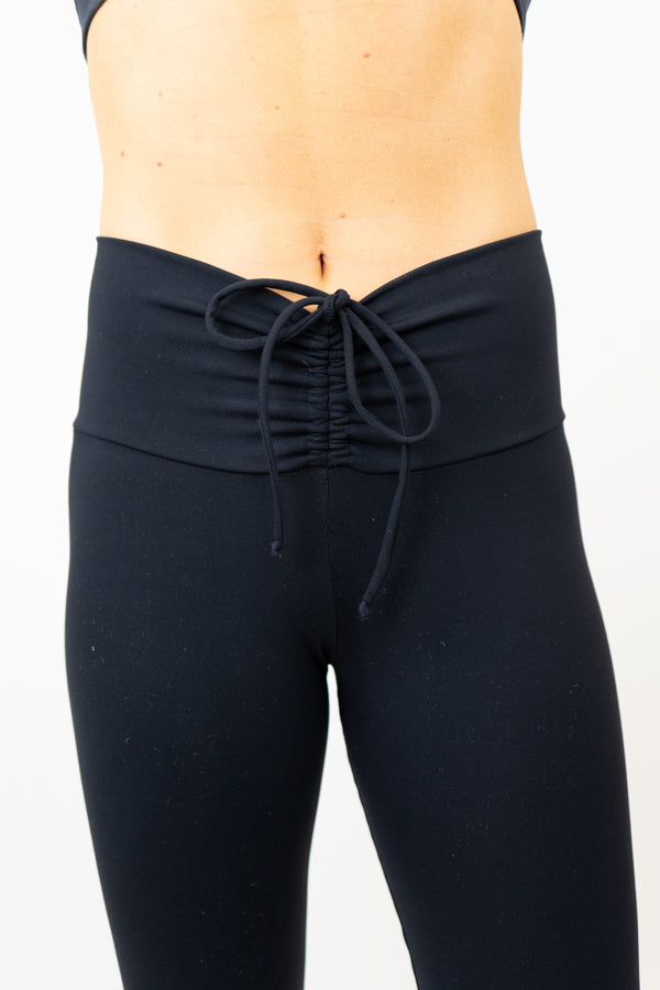 Asher Legging - Black with Tie
