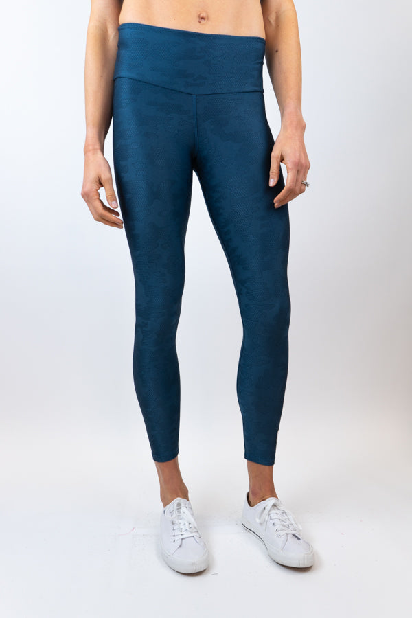 Hunter Legging - Teal/Camouflage