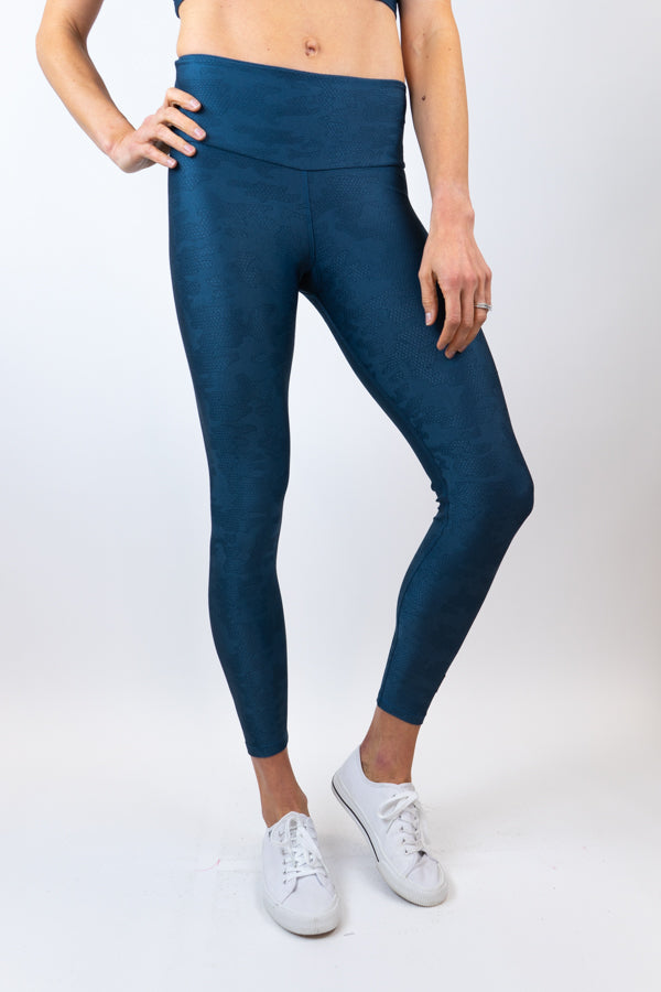 Hunter Legging - Teal/Camouflage