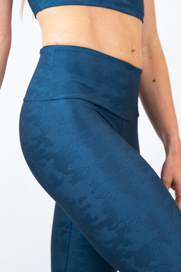 Hunter Legging - Teal/Camouflage