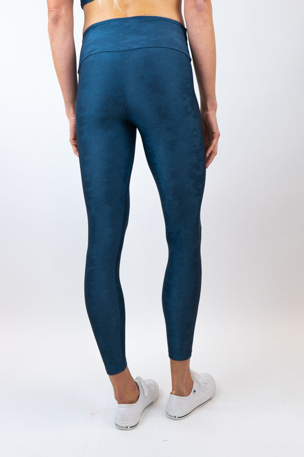 Hunter Legging - Teal/Camouflage