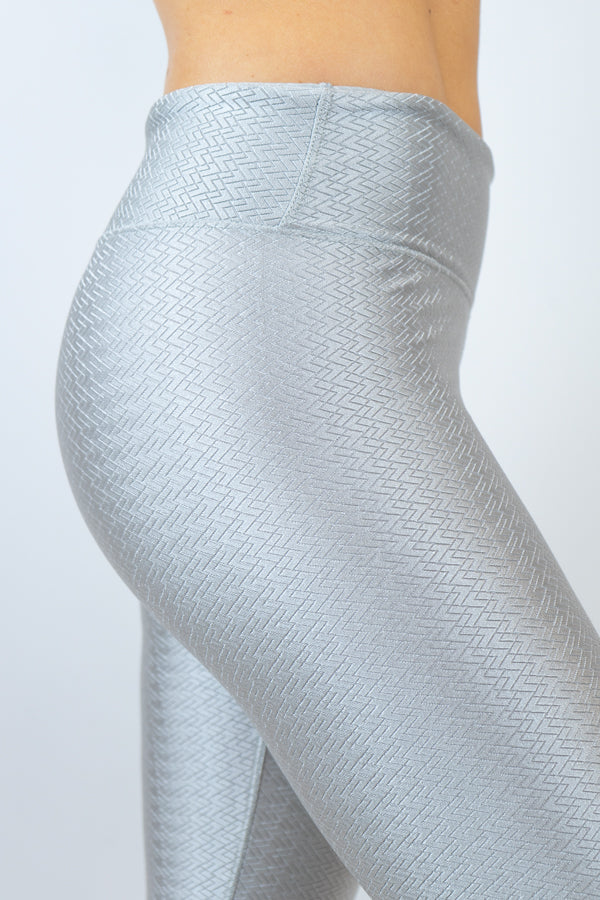 Bryn Reversible Legging | Silver