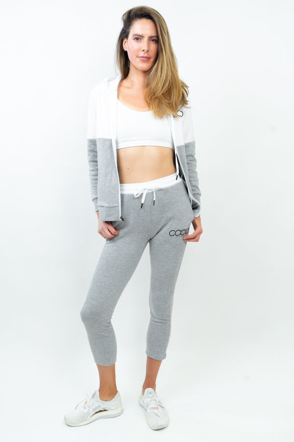 ROE TRACKSUIT -  GREY/WHITE