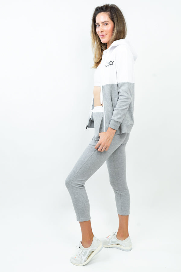 ROE TRACKSUIT -  GREY/WHITE