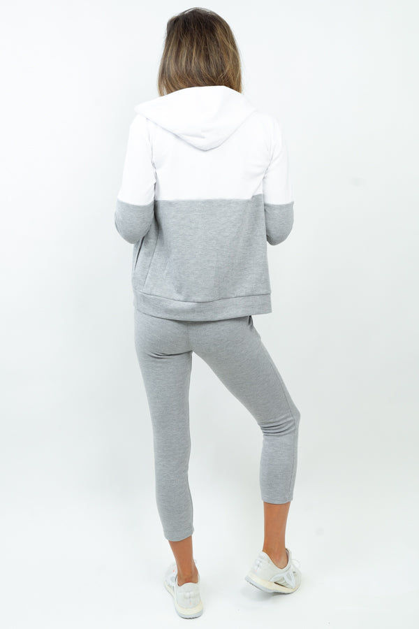 ROE TRACKSUIT -  GREY/WHITE